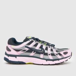Nike P-6000 Trainers in Black & pink