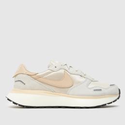 Nike Phoenix Waffle Trainers in Stone Multi