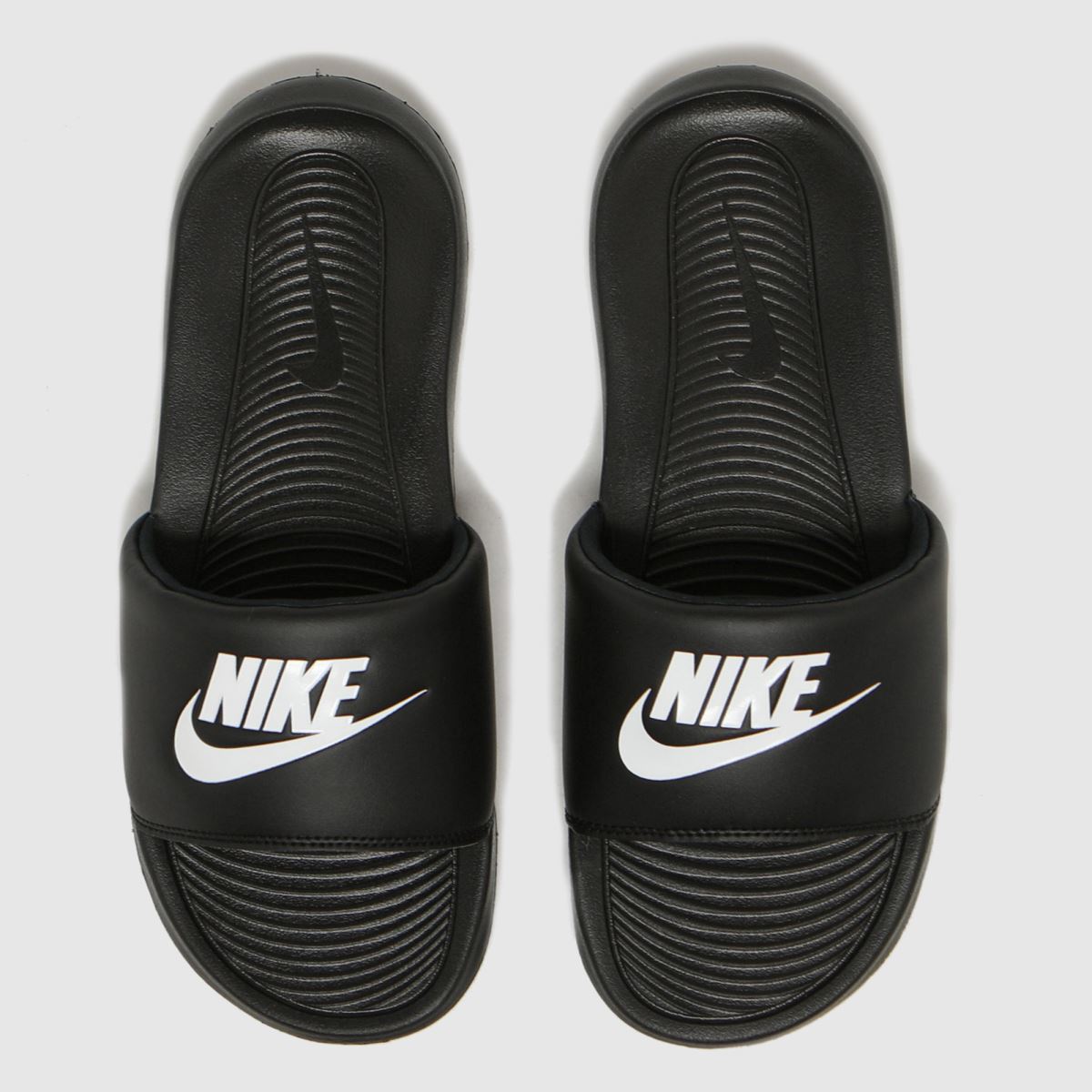Nike Victori One Sandals in Black & White