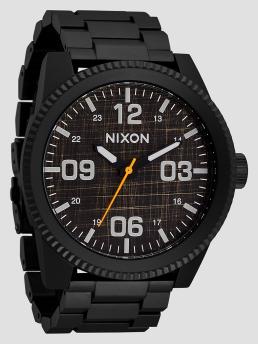 Nixon The Corporal Stainless Steel Watch black top