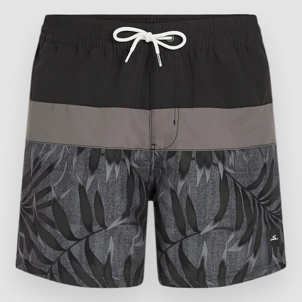 O'Neill Cali Block 15'' Boardshorts black dipped leaves