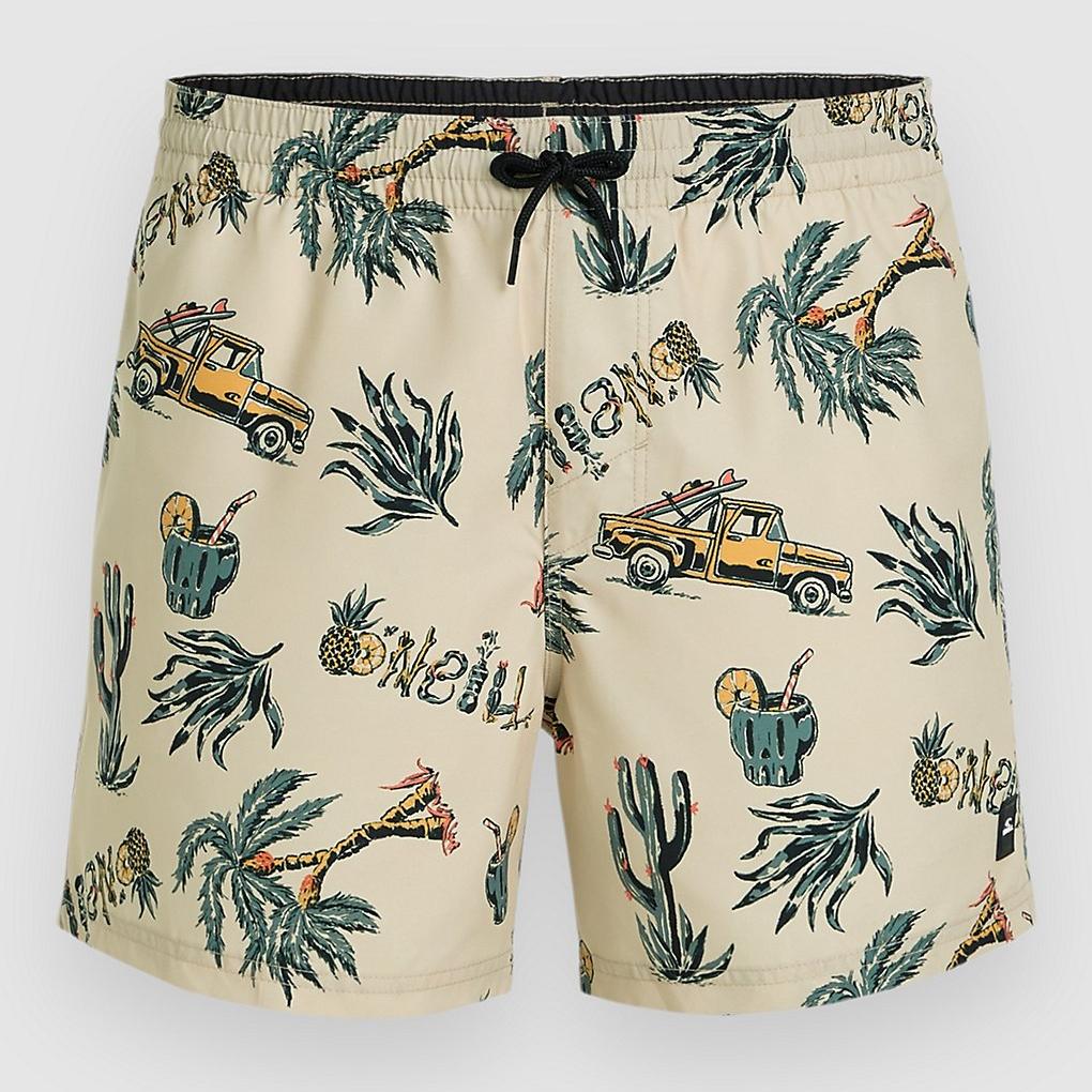 O'Neill Mix & Match Cali Print 15'' Boardshorts beige venice beach