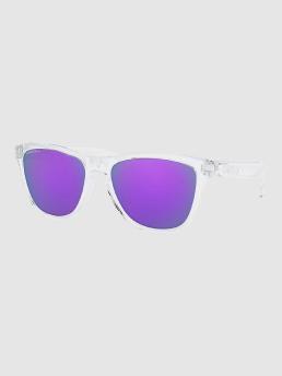 Oakley Frogskins Polished Clear Sunglasses prizm violet