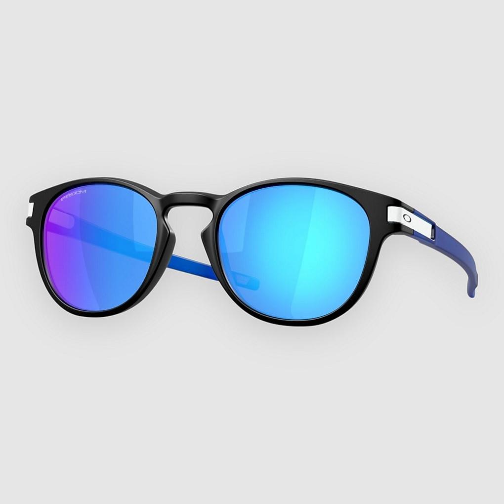 Oakley Latch Matte Black Sunglasses prizm sapphire