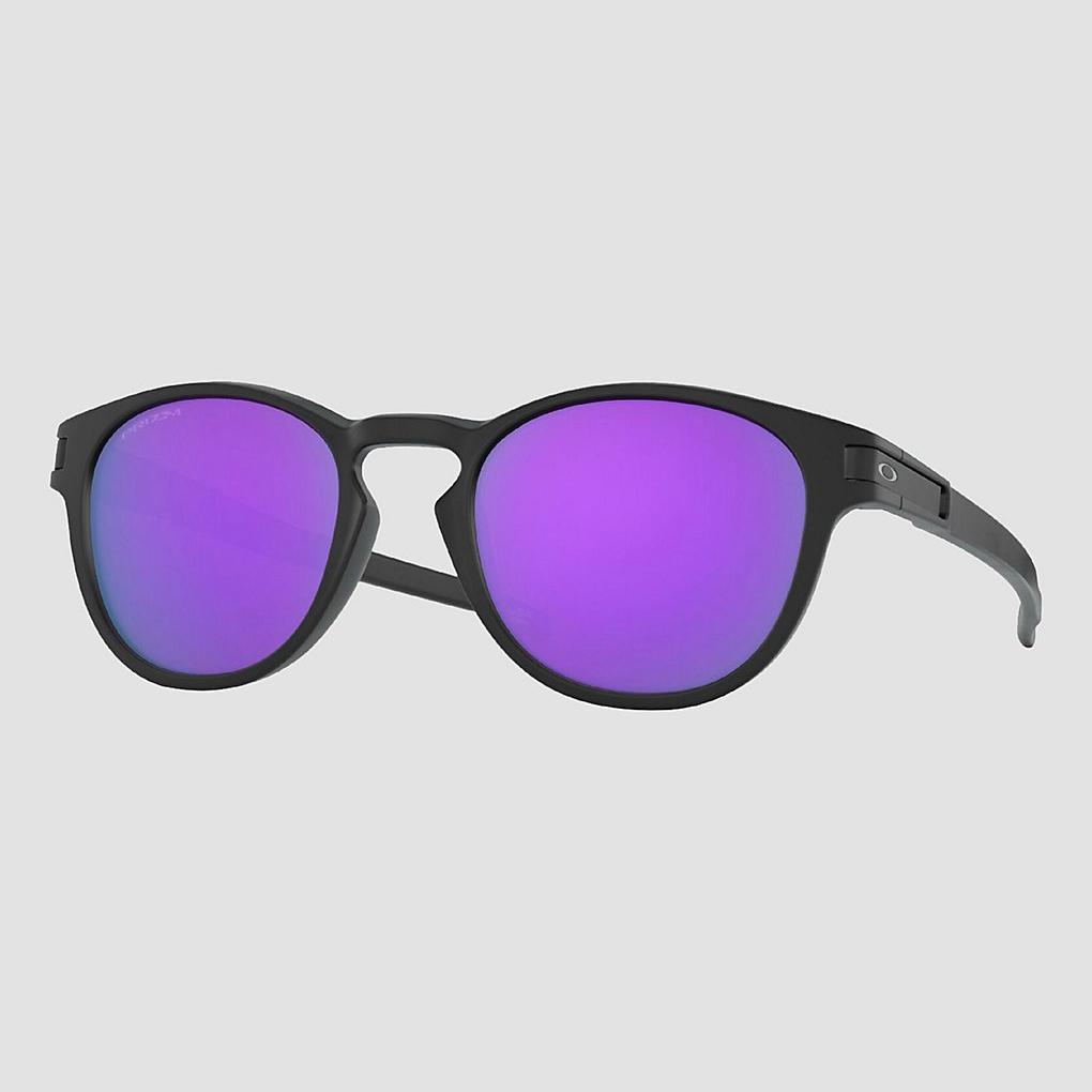 Oakley Latch Matte Black Sunglasses prizm violet