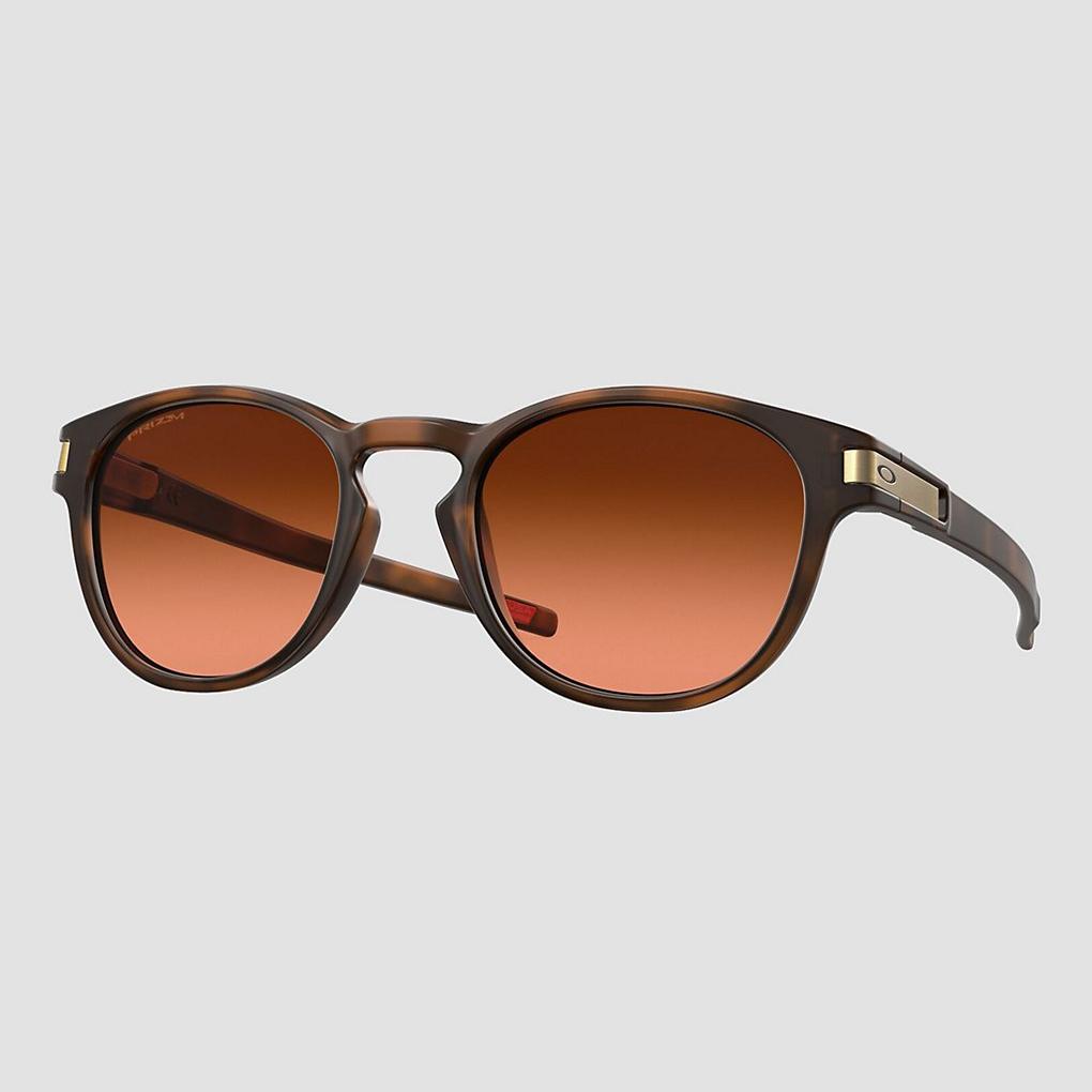 Oakley Latch Matte Brown Tortoise Sunglasses prizm brown gradient
