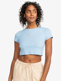 Roxy Active Collection - Short Sleeve Cropped T-Shirt For Women