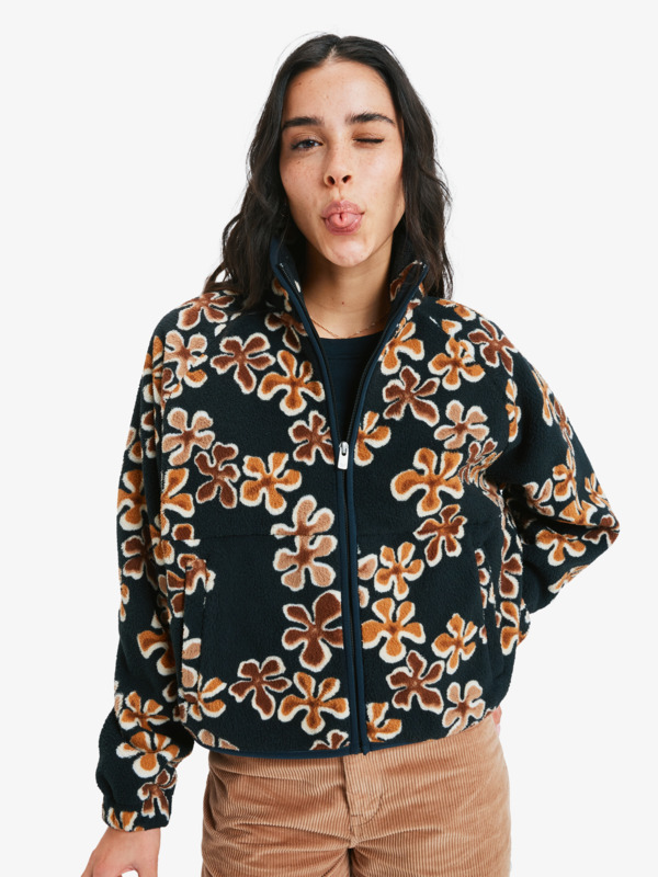 Roxy Blurry Cloud - Zip-Up Fleece For Women