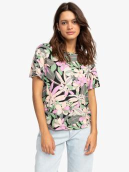 Roxy Flowers For Life - Printed Jersey T-Shirt For Women