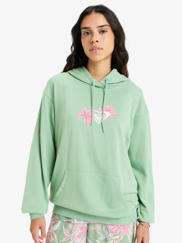 Roxy Hibiscus Heart - Pullover Hoodie For Women