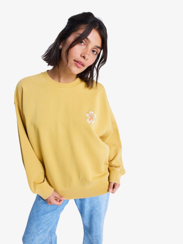 Roxy Lineup - Sweatshirt With Vintage Wash Effect For Women