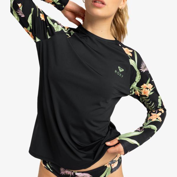 Roxy Lycra - Long Sleeves Upf 50 Surf T-Shirt For Women 2 Roxy Lycra - Long Sleeves Upf 50 Surf T-Shirt For Women