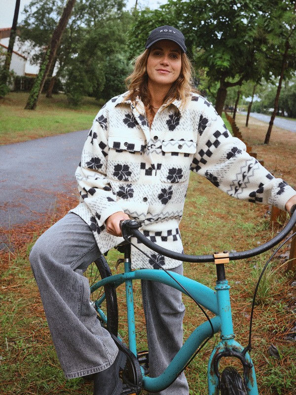 Roxy Morning Crush Shacket - Fleece Shacket For Women