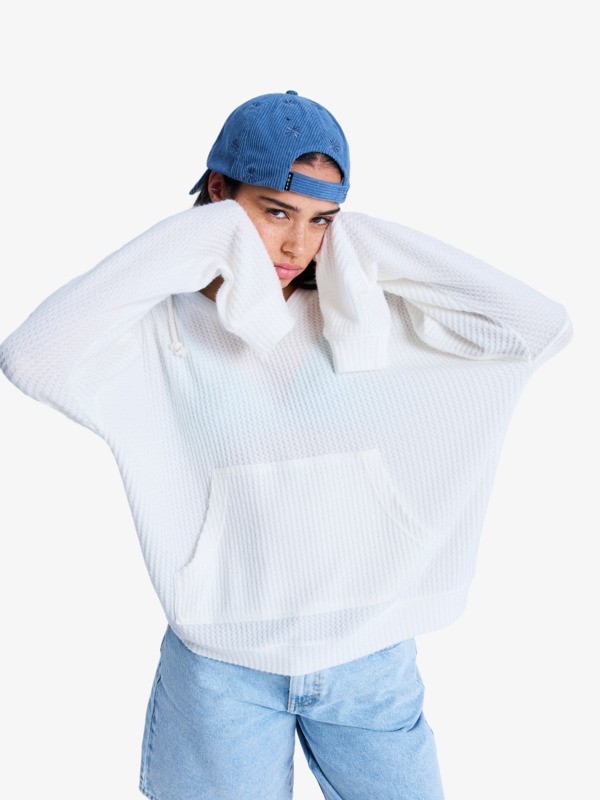 Roxy Ocean Drive - Oversized Knit Hoodie For Women