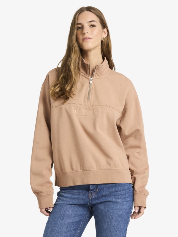 Roxy Our Town - Mock Neck Sweatshirt For Women