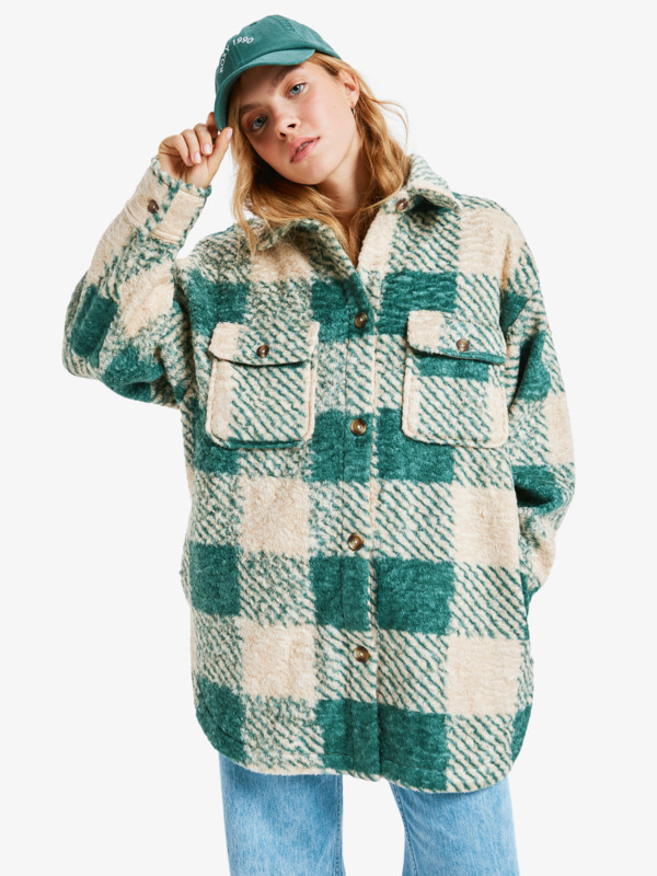 Roxy Over And Above - Fleece Shacket For Women