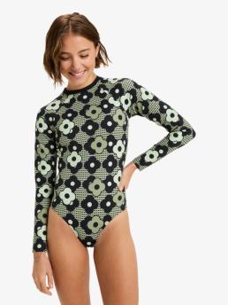 Roxy Pro The Overhead - Active Long Sleeve Back Zip One-Piece For Women