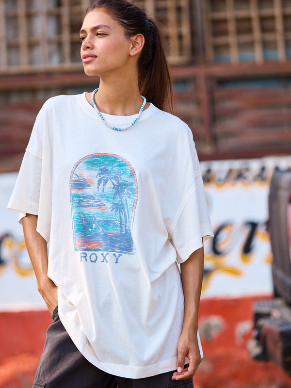Roxy Sweeter Sun B - Oversized Short Sleeve T-Shirt For Women