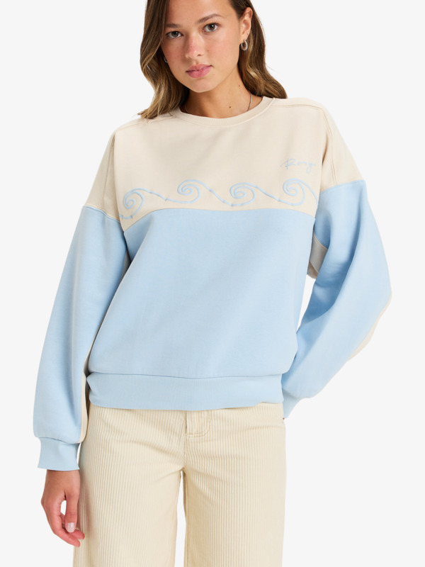 Roxy Waves Of Nature - Crew Neck Sweatshirt For Women