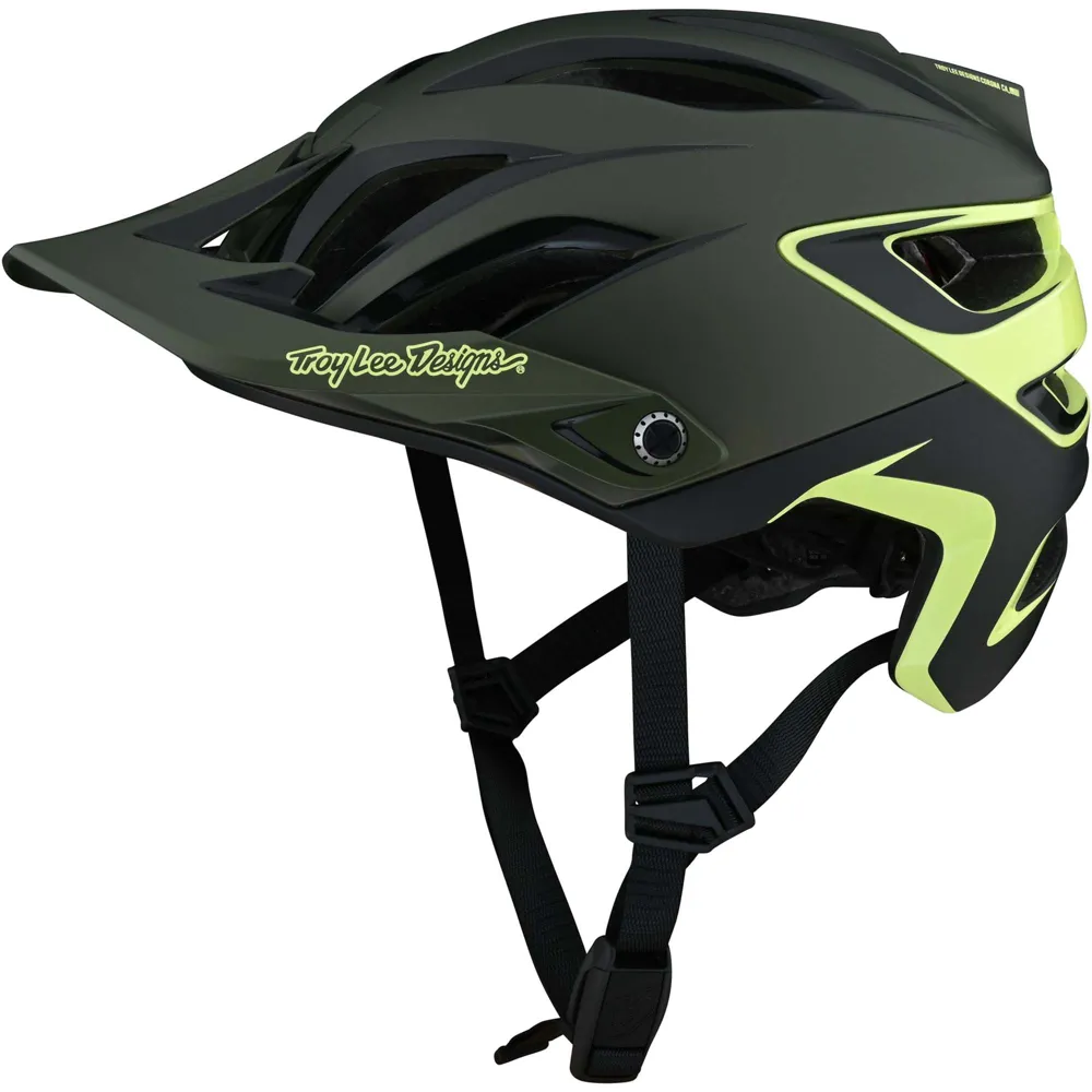 Troy Lee Designs A3 MIPS MTB Helmet Uno Glass Green
