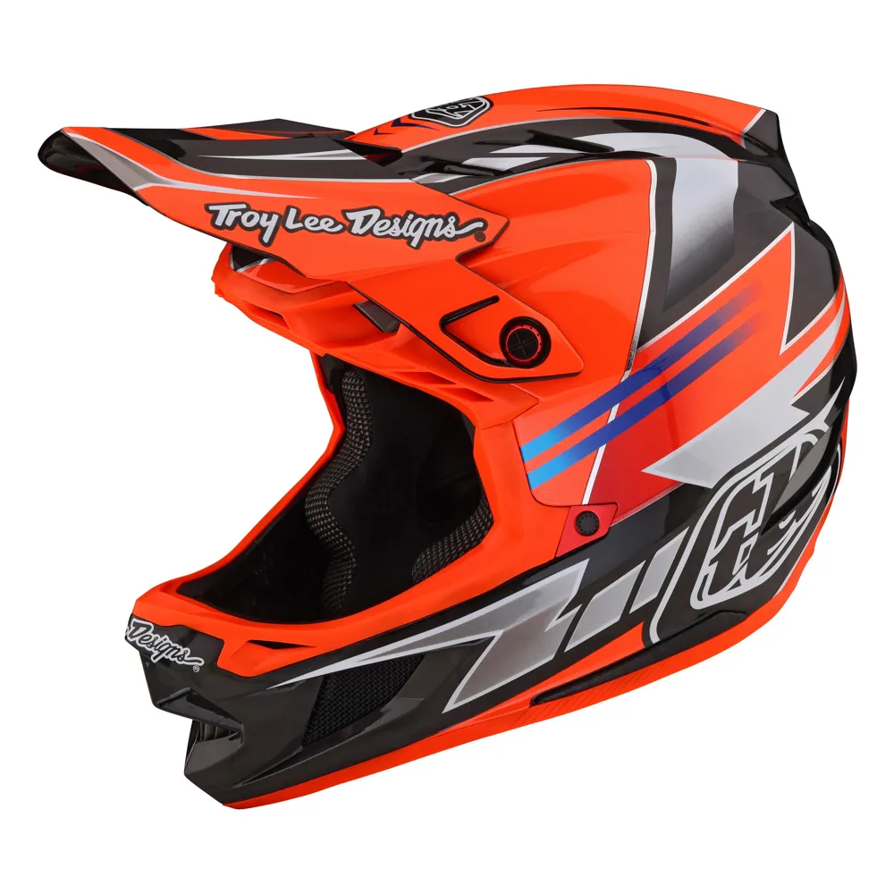 Troy Lee Designs D4 Carbon Full Face MIPS MTB Helmet Saber Red
