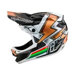 Troy Lee Designs D4 Carbon Mips Full Face Helmet Ever Black/Gold