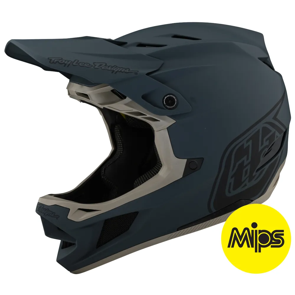 Troy Lee Designs D4 Composite Full Face MIPS MTB Helmet Stealth Grey 7 Troy Lee Designs D4 Composite Full Face MIPS MTB Helmet Stealth Grey