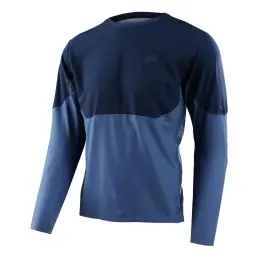 Troy Lee Designs Drift Long Sleeve Jersey Blue Mirage