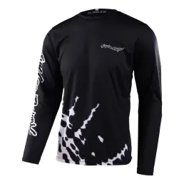 Troy Lee Designs Flowline LS MTB Jersey Big Spin Black