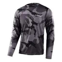 Troy Lee Designs Flowline LS MTB Jersey Cams Carbon
