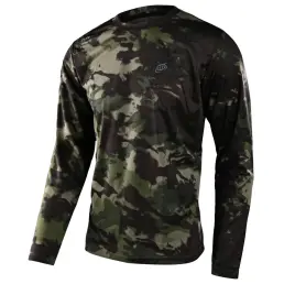 Troy Lee Designs Flowline LS MTB Jersey Covert Army Green