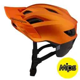 Troy Lee Designs Flowline SE MIPS MTB Helmet Radian Orange/Dark Grey