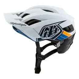 Troy Lee Designs Flowline SE Mips Mountain Bike Helmet Badge Light Grey/Charcoal