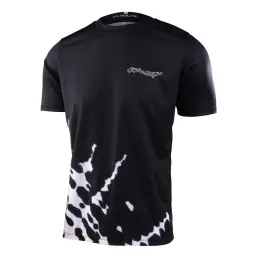 Troy Lee Designs Flowline SS MTB Jersey Big Spin Black