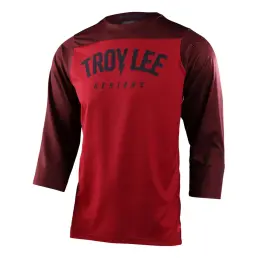 Troy Lee Designs Ruckus 3/4 MTB Jersey Camber Oxblood