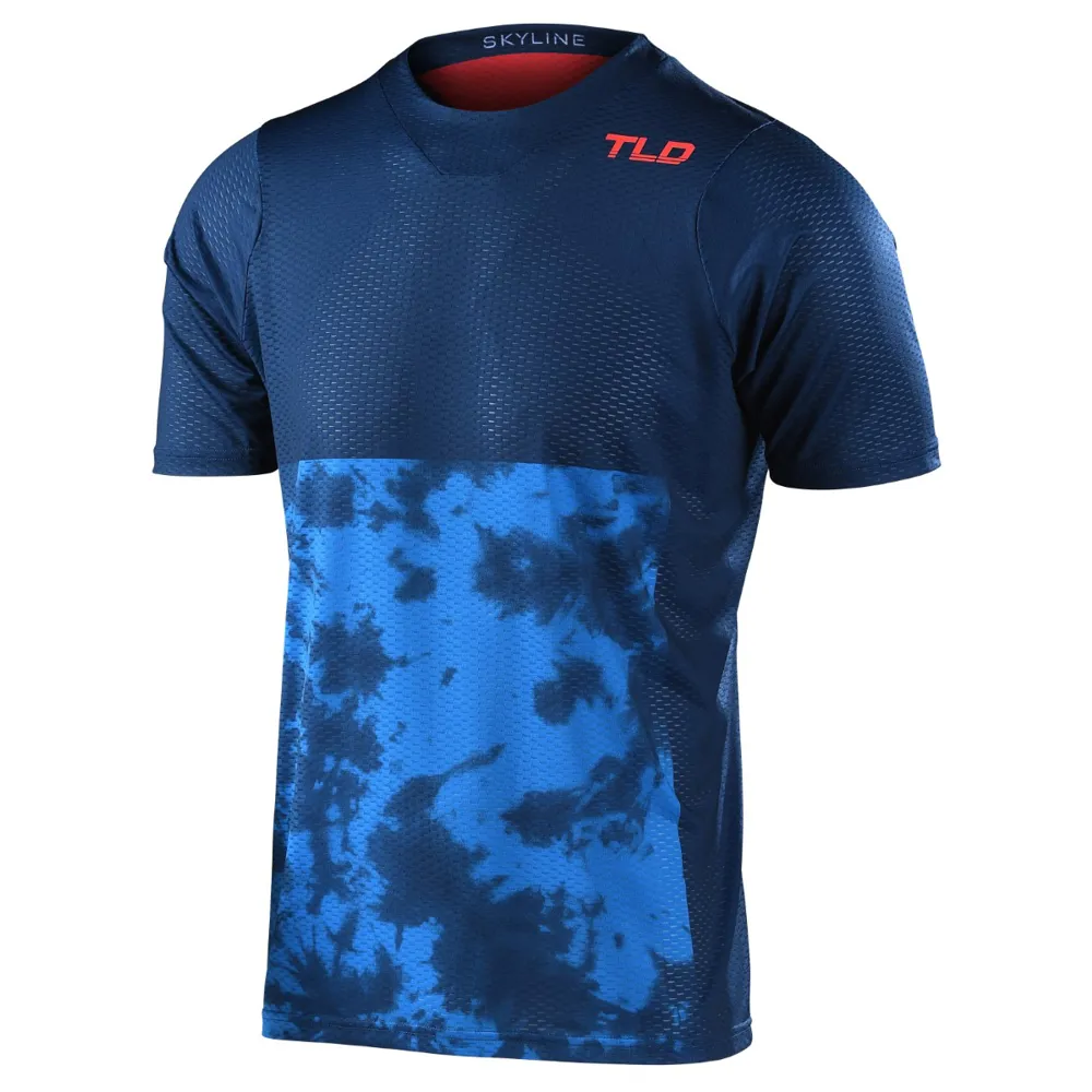 Troy Lee Designs Skyline Air SS MTB Jersey Breaks Dark Slate Blue