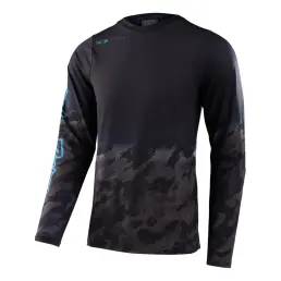 Troy Lee Designs Skyline LS MTB Jersey Fader Digi Black
