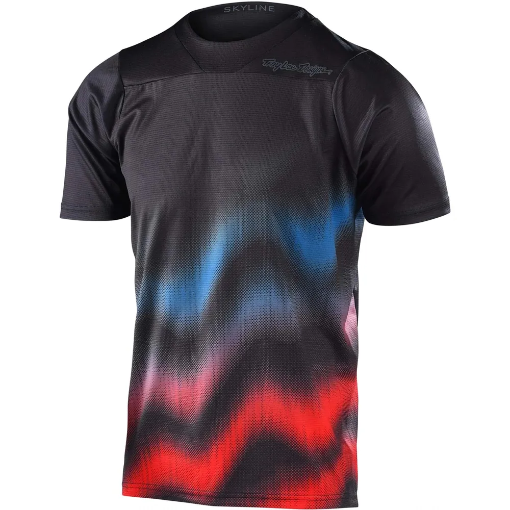Troy Lee Designs Skyline SS MTB Jersey Wave Black