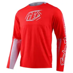 Troy Lee Designs Sprint LS MTB Jersey Icon Race Red