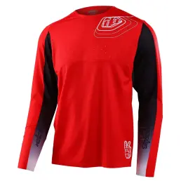 Troy Lee Designs Sprint LS MTB Jersey Richter Race Red