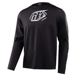 Troy Lee Designs Sprint LS Mountain Bike Jersey Icon Black