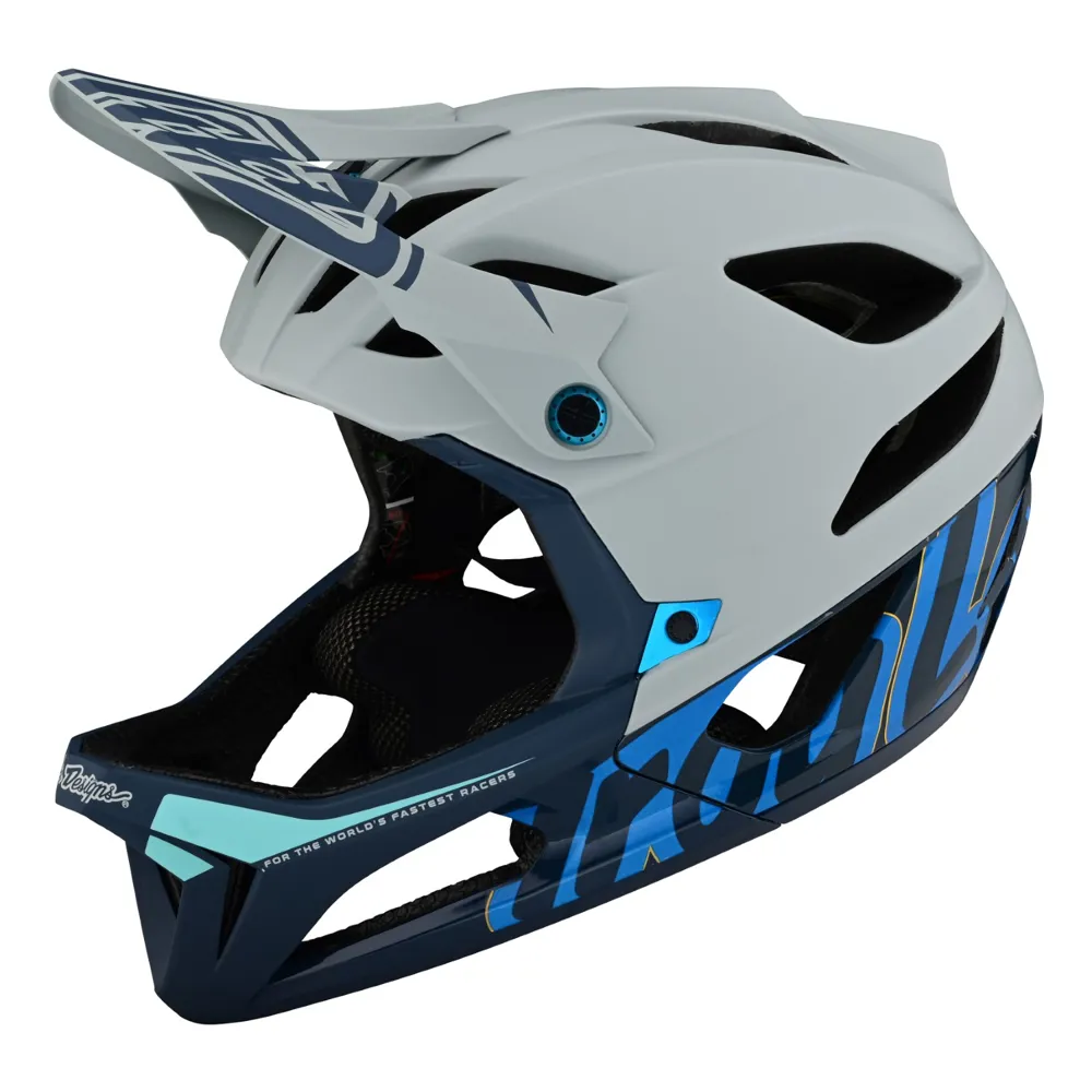 Troy Lee Designs Stage MIPS Full Face Helmet Signature Blue 4 Troy Lee Designs Stage MIPS Full Face Helmet Signature Blue