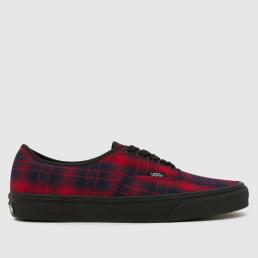 Vans Authentic Trainers in Red Multi