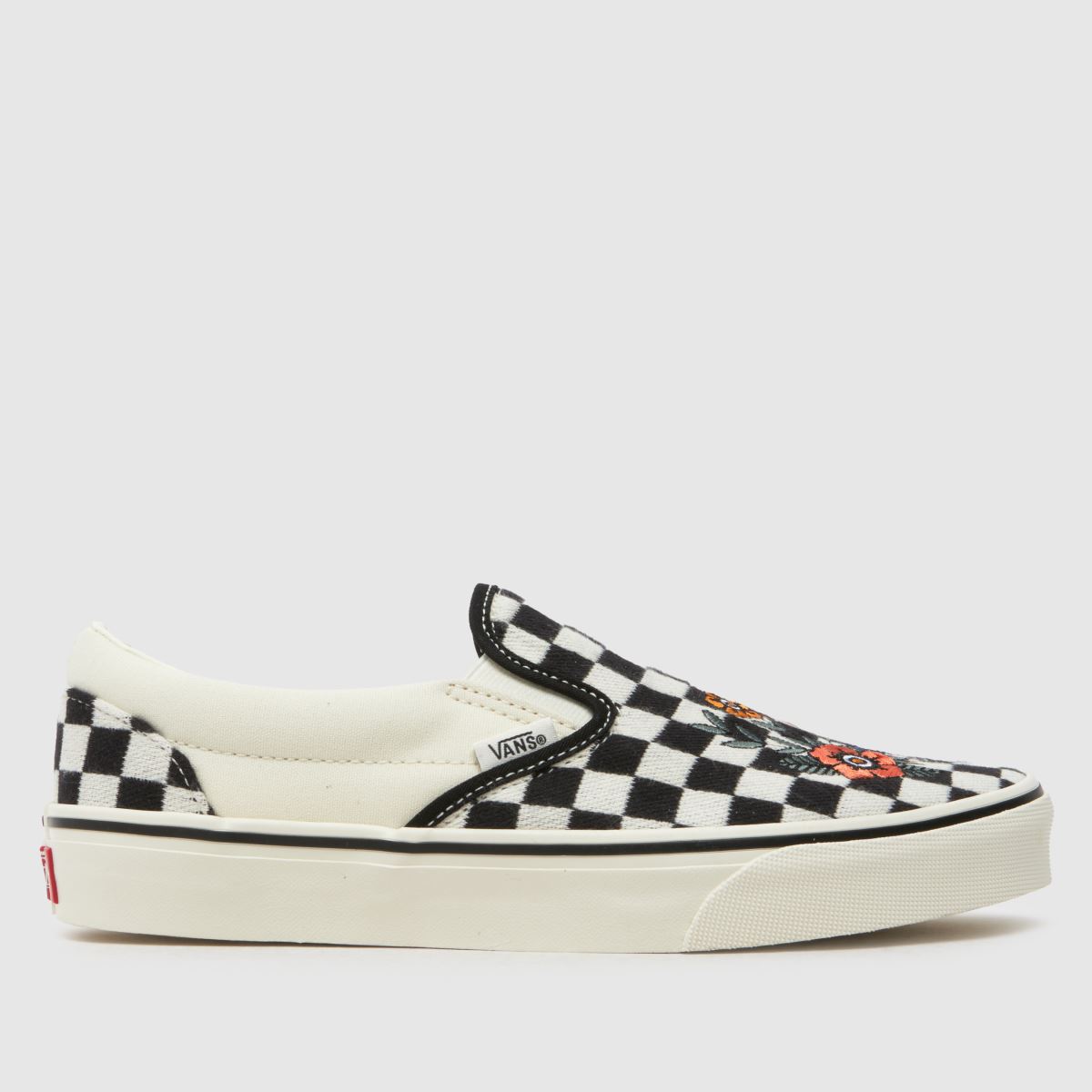 Vans Classic Slip II Trainers in White & Black