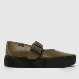 Vans Mary Jane Creeper Trainers in Khaki