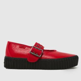 Vans Mary Jane Creeper Trainers in Red