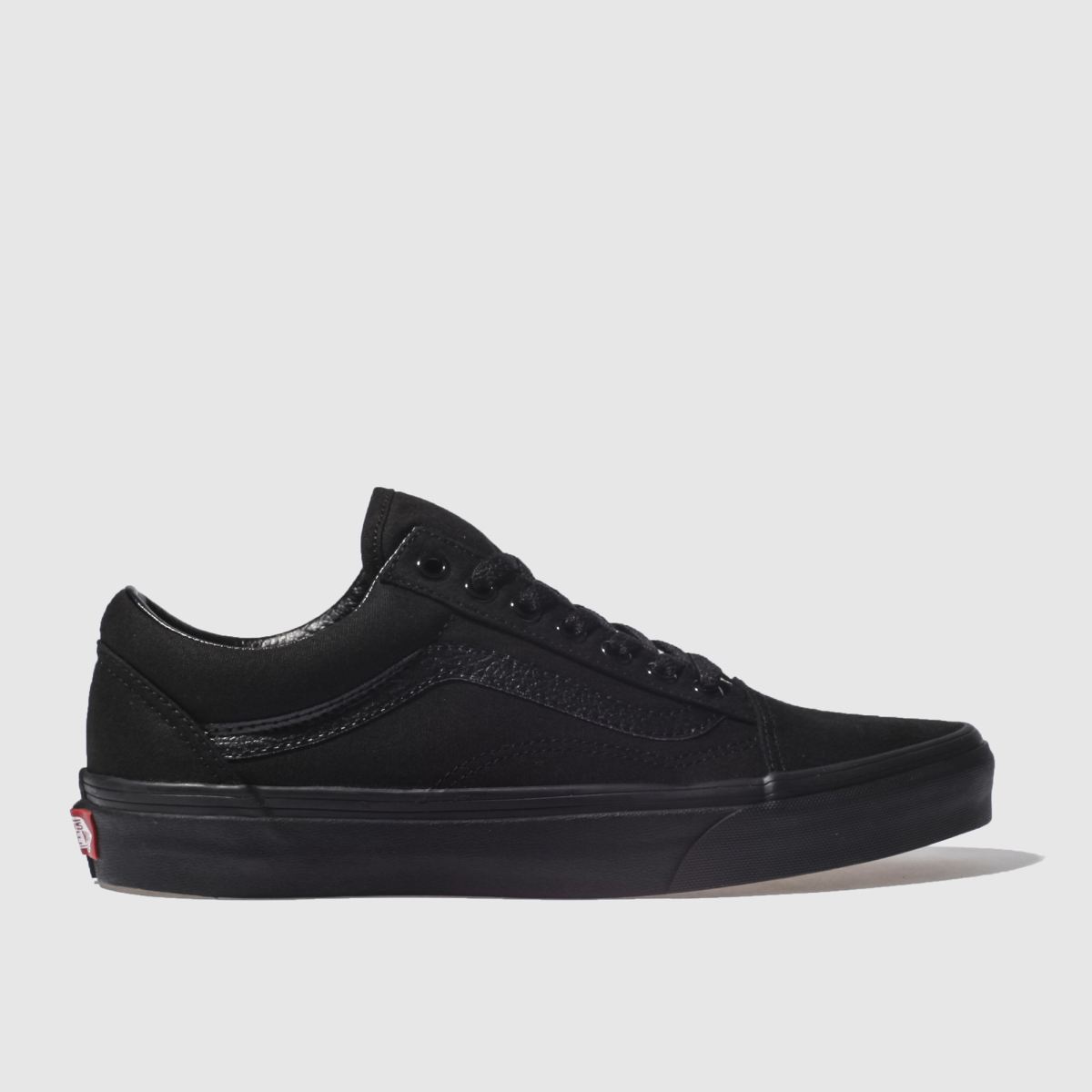 Vans Men's Old Skool Trainers in Black, Fabric, Size: 10