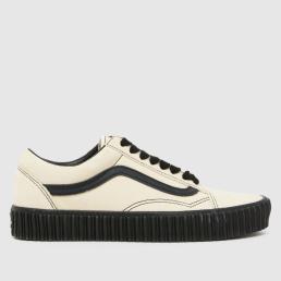 Vans Old Skool Creeper Trainers in Off-White Multi
