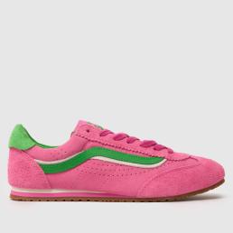 Vans Super Lowpro Trainers in Pink Multi