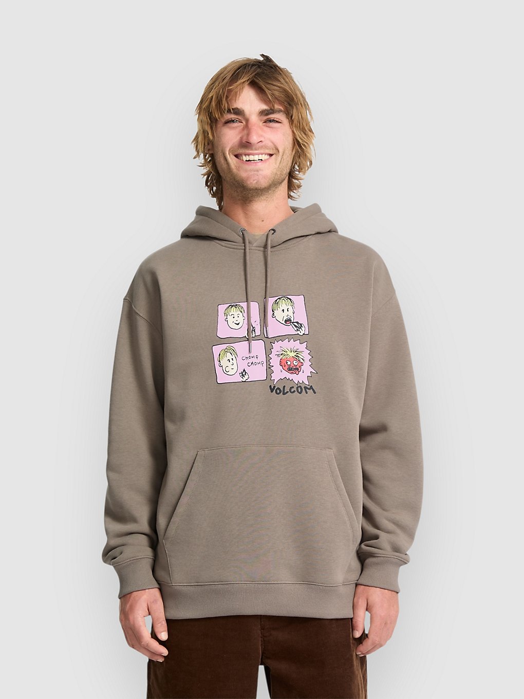 Volcom Chomp Chomp Po Hoodie brindle